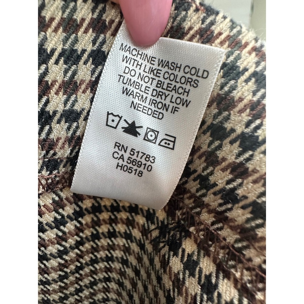 Maurices Slim Boot Mid Rise Houndstooth Pants Women's Size 16 Regular - Picture 6 of 14